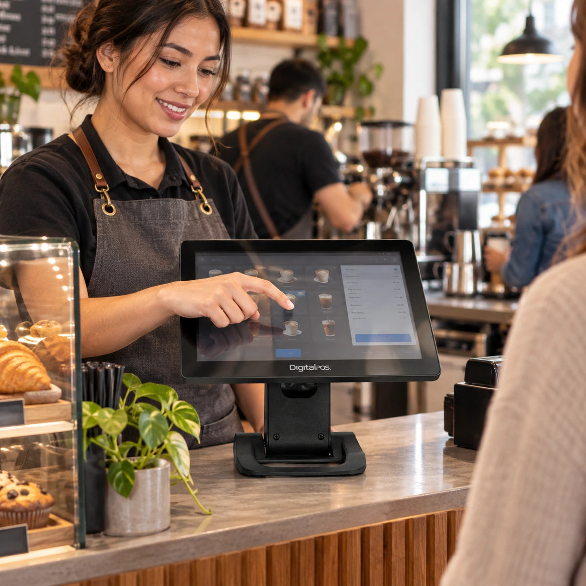 Computador Todo en Uno POS Digital POS 156W Procesador Intel Celeron N5095 RAM 8GB SSD 256 Touch 15.6 pulgadas Windows 11 Pro