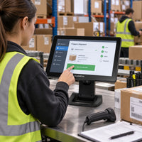 Computador Todo en Uno POS Digital POS 156W Procesador Intel Celeron N5095 RAM 8GB SSD 256 Touch 15.6 pulgadas Windows 11 Pro - lifestyle warehouse-dispatch - Media Factory POS