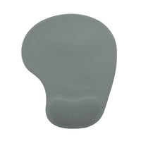Pad mouse Basik BSK304 gris con apoyo de muñeca en gel — vista real 1
