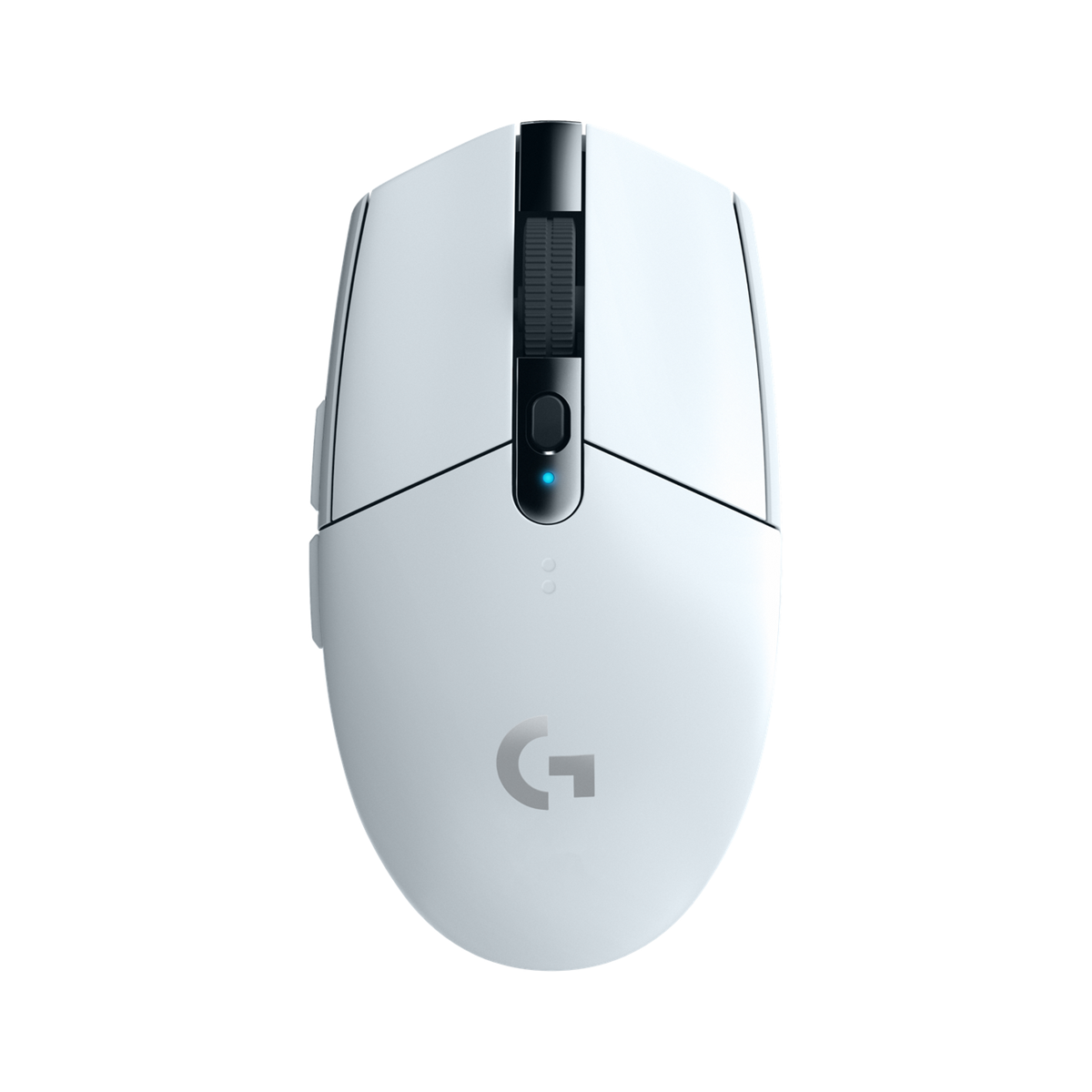 Mouse Logitech G305 blanco vista superior