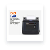 Impresora POS Térmica Digital POS DIG-P30 para Contadoras de Billete, vista del producto