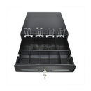 Cajón Monedero Jaltech 350MM Tps 35 4 Puestos Riel Metalico, vista del producto