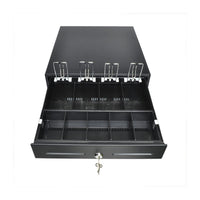 Cajón Monedero Jaltech 350MM Tps 35 4 Puestos Riel Metalico, vista del producto