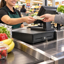 Cajón Monedero Jaltech 350MM Tps 35 4 Puestos Riel Metalico - lifestyle retail-cashier - Media Factory POS