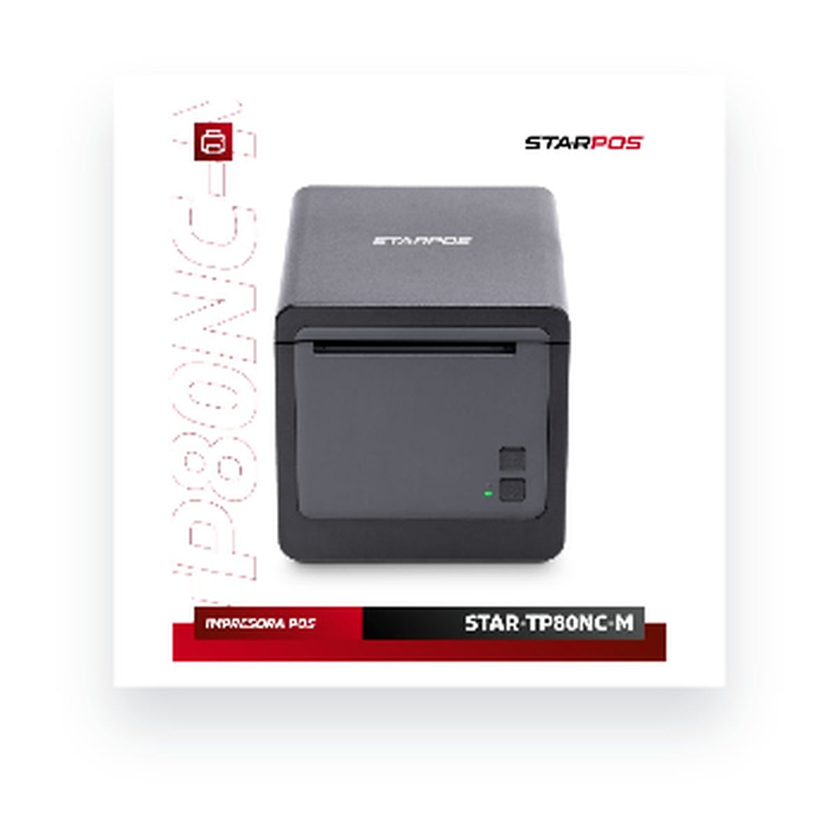 Impresora POS Térmica Star POS TP80NC-M 80MM USB LAN Negra