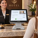 Pantalla Cliente Monitor Adicional Star POS ZM9.7-W 9.7 pulgadas VGA - lifestyle hotel-reception - Media Factory POS
