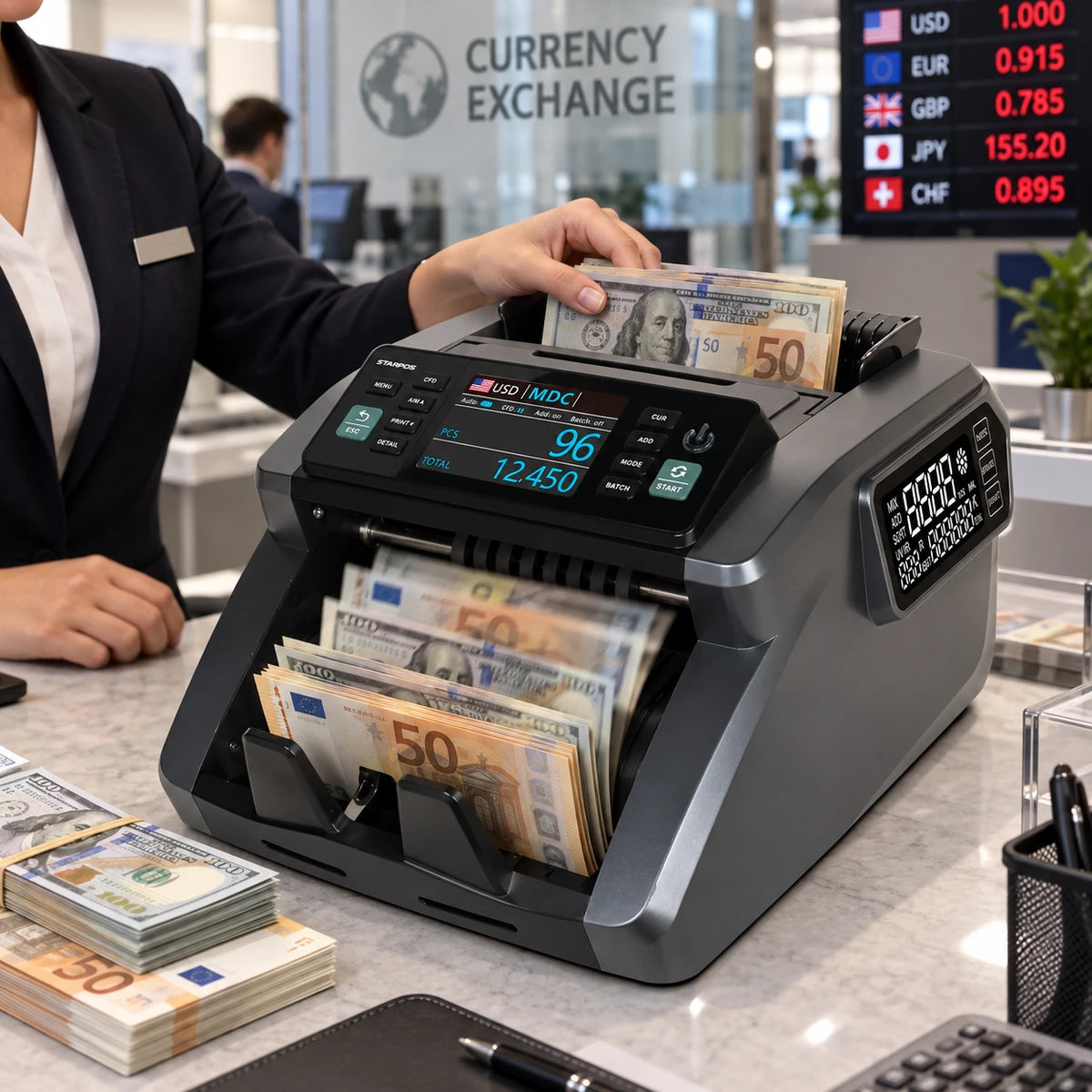 Contadora y Denominadora de Billetes Star POS N70D