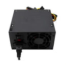 Fuente de poder ATX Unitec referencia 750W negra — vista técnica 1