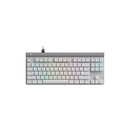 Teclado gamer Logitech G515 TKL con cable blanco
