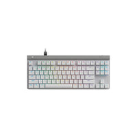 Teclado gamer Logitech G515 TKL con cable blanco