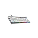 Vista elevada del teclado Logitech G515 TKL blanco