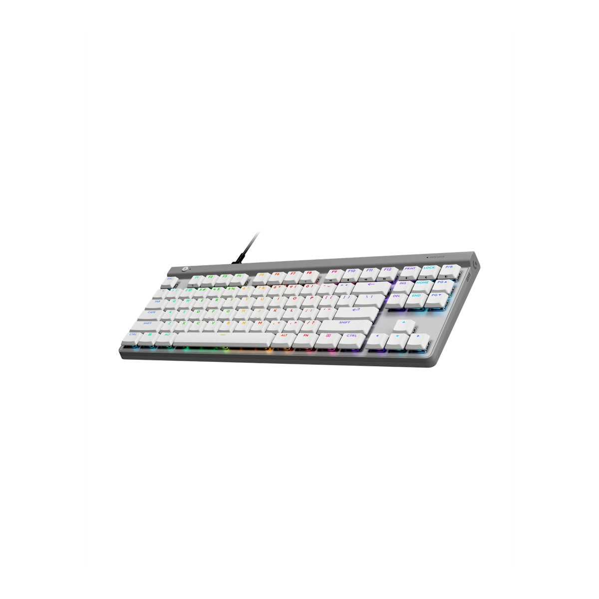 Perfil bajo del Logitech G515 TKL blanco