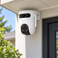 Cámara Wi-Fi EZVIZ H9c Dual 3MP 2K Doble Lente Exterior - lifestyle front-entrance - Media Factory