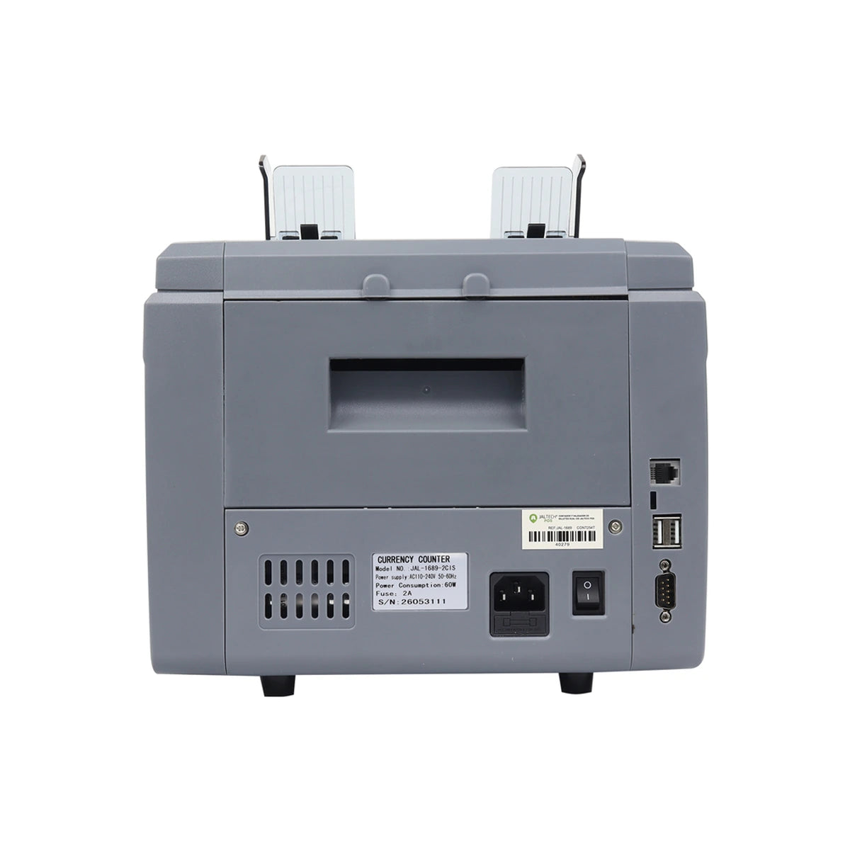 Contadora Jaltech JAL-1689 Dual CIS - panel posterior oficial