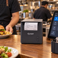 Impresora POS Térmica Sat Q23UBW USB Bluetooth Wi-Fi - lifestyle restaurant-orders - Media Factory POS