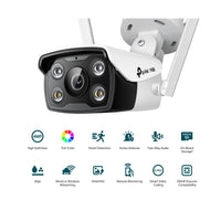 Cámara Wi-Fi TP-Link VIGI C340-W 4MP Full Color Exterior, vista 3