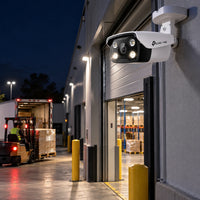 Cámara Wi-Fi TP-Link VIGI C340-W 4MP Full Color Exterior - lifestyle warehouse-night - Media Factory