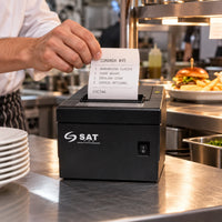 Impresora POS Térmica Sat 38T Use USB + Serial + Ethernet (Red) - lifestyle restaurant-orders - Media Factory POS