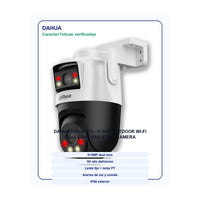 Cámara Wi-Fi Dahua P5D-5F Doble Lente 5MP 3K Exterior, vista 4