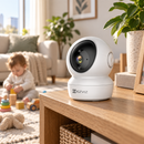 Cámara de Seguridad Wi-Fi EZVIZ C6N 3MP 2K 360° Interior - escena lifestyle de uso real