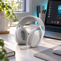 Diadema Gamer Inalámbrica Logitech G321 LIGHTSPEED Blanca - escena lifestyle 2 de uso real