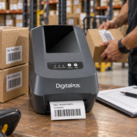 Impresora de Etiquetas Digital POS DIG-2406T Pro USB LAN Serial - lifestyle warehouse-labeling - Media Factory POS