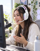 Logitech G733 LIGHTSPEED blanca — escena lifestyle 5