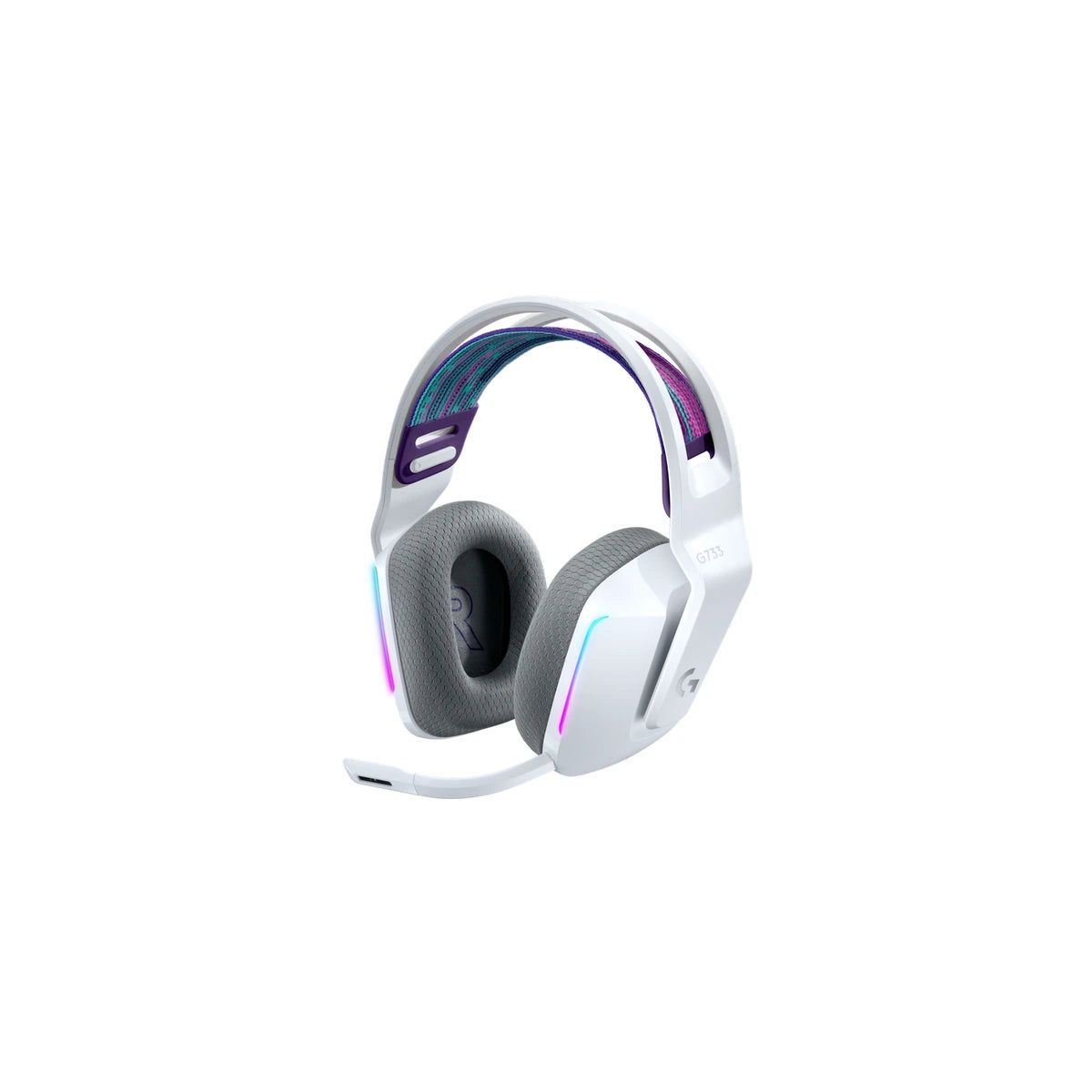 Logitech G733 LIGHTSPEED blanca — foto técnica 1