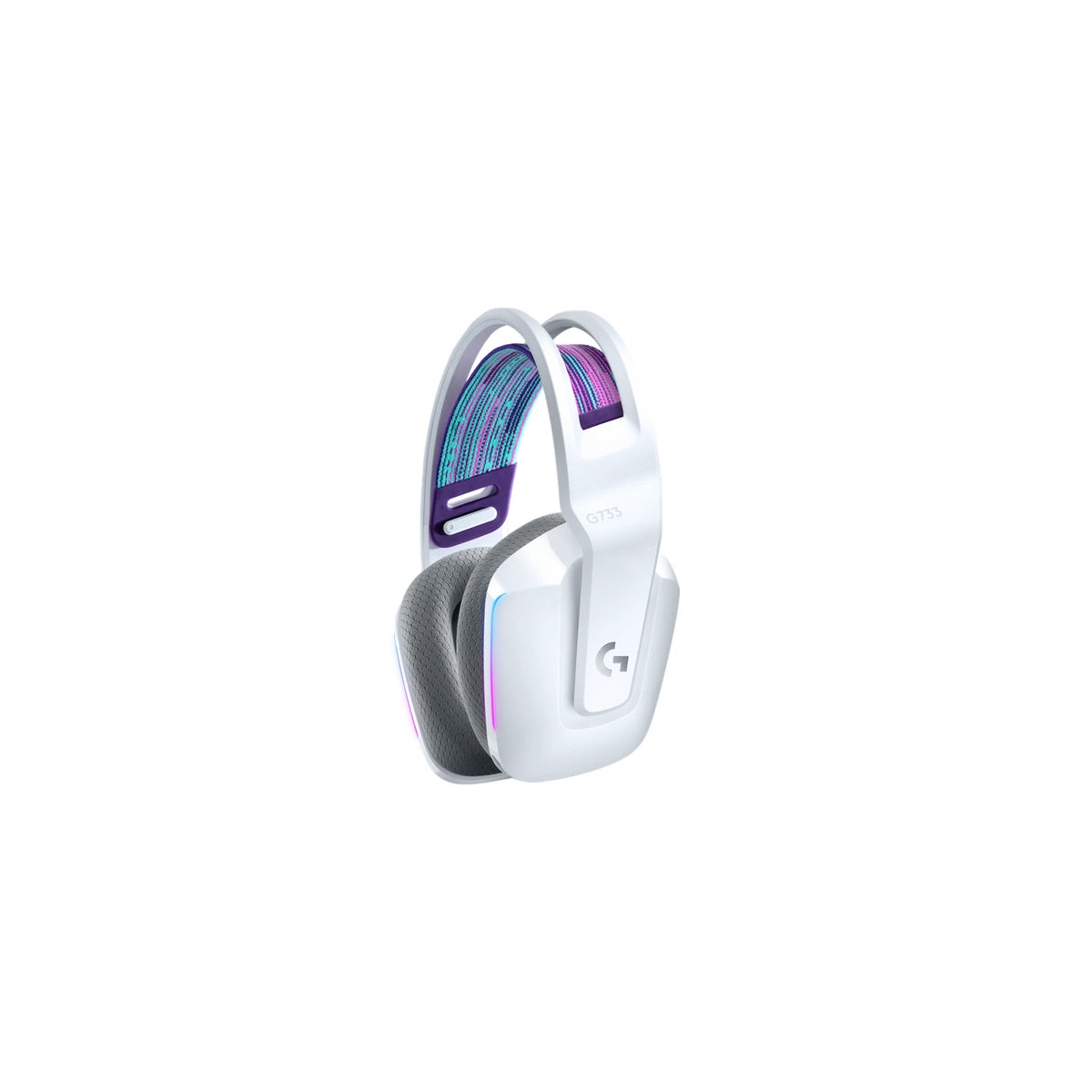 Logitech G733 LIGHTSPEED blanca — foto técnica 2
