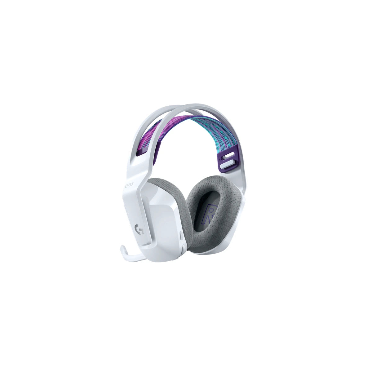 Logitech G733 LIGHTSPEED blanca — foto técnica 3