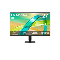Monitor LG 27U411B-B IPS Full HD 144 Hz de 27 pulgadas — vista técnica 1