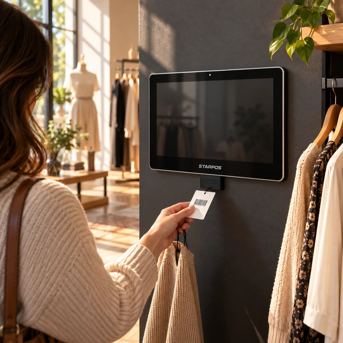 Star POS PC116A en boutique; escena ilustrativa de uso