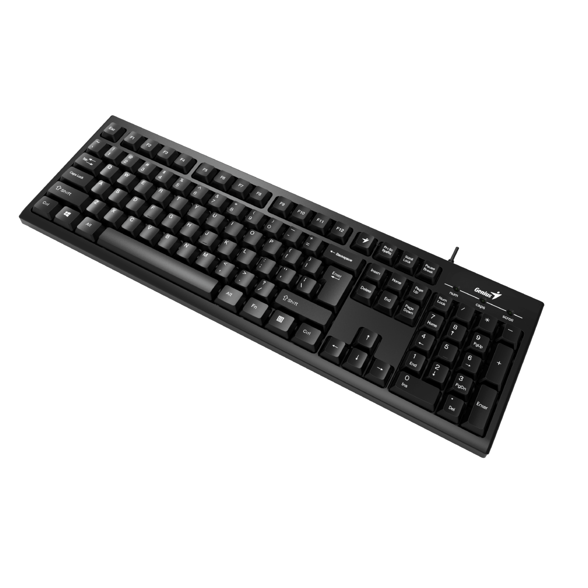 Teclado Alámbrico Genius KB-100 USB Negro - vista 1