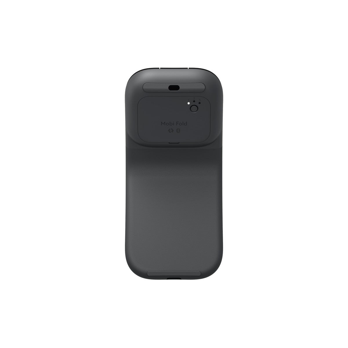 Vista inferior y controles Easy-Switch del Logitech Mobi Fold