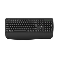 Teclado Alámbrico Genius KB-123 USB con Reposamuñecas - vista 1