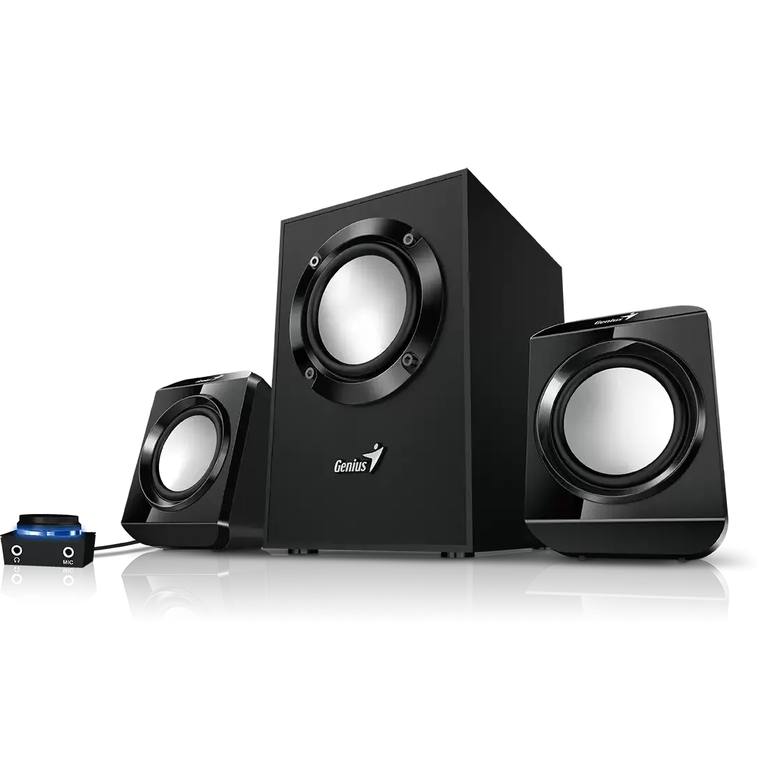 Parlantes Genius SW-2.1 300 II 10 W con Subwoofer - vista 1