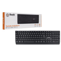 Teclado Inalámbrico Basik Tech BSK TBT01 Bluetooth y 2,4 GHz - vista 1