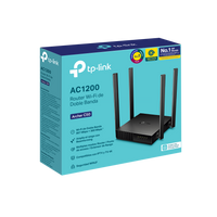 TP-Link Archer C50 AC1200 negro — empaque oficial con identificación del modelo C50