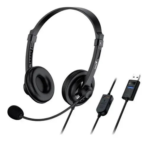 Diadema Genius HS-230U USB-A con Micrófono Negra - vista 1