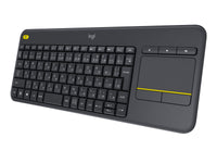 Teclado con Touch Pad Logitech K400 Plus Inalámbrico