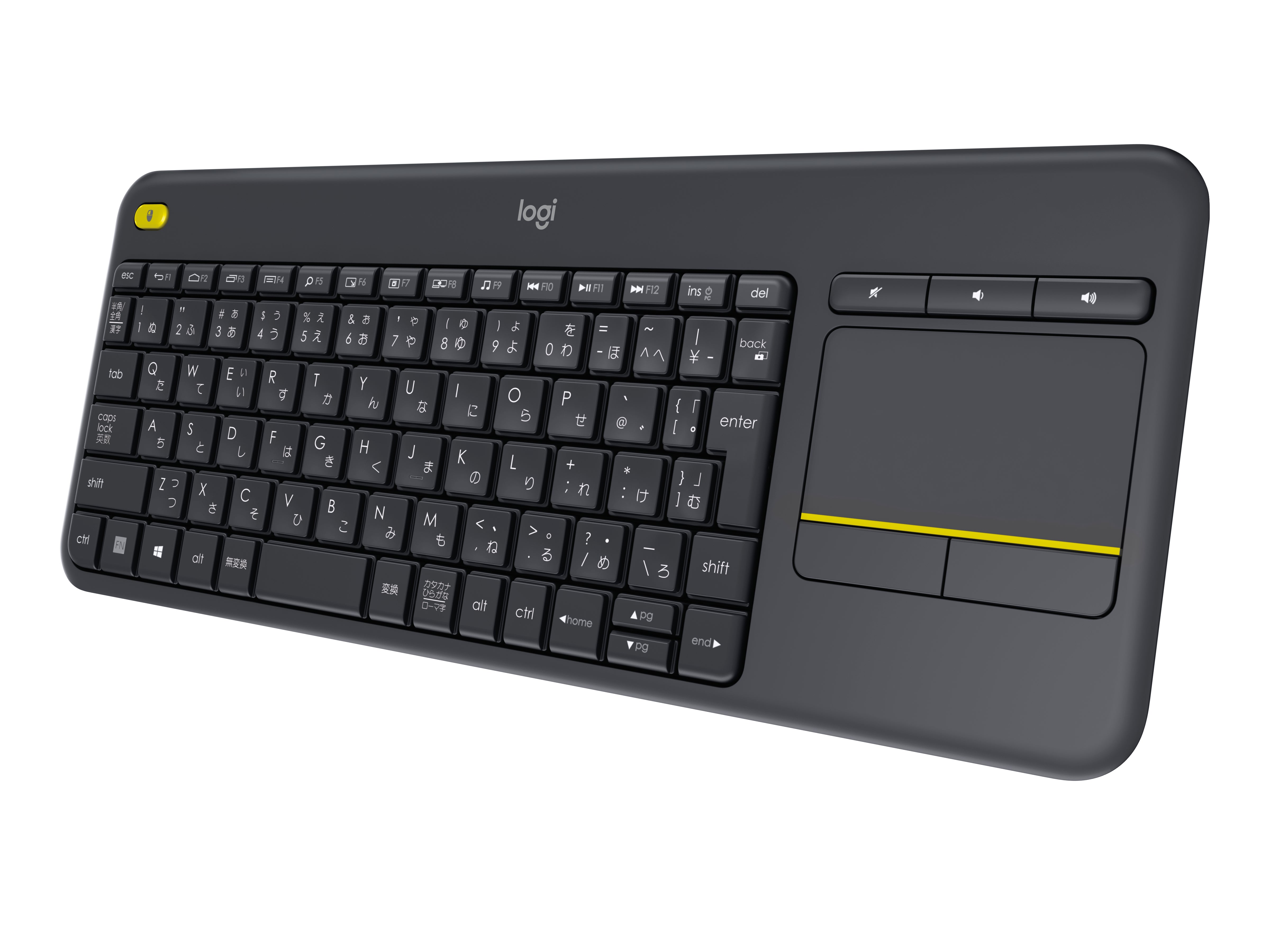 Teclado con Touch Pad Logitech K400 Plus Inalámbrico