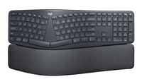 Teclado ergonómico inalámbrico Logitech ERGO K860 con reposamuñecas