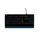 Teclado gamer Logitech G213 Prodigy RGB con reposamuñecas