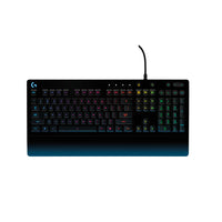 Teclado gamer Logitech G213 Prodigy RGB con reposamuñecas