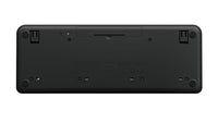 Teclado Inalámbrico Bluetooth Logitech K250 con Diseño Compacto - Negro
