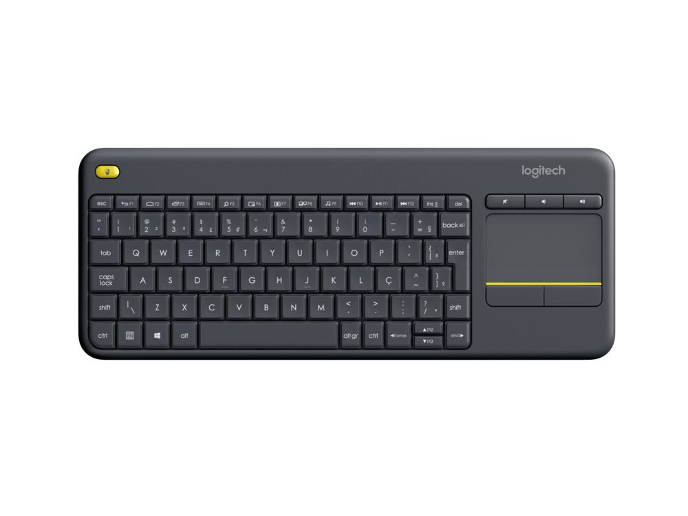 Teclado inalámbrico Logitech K400 Plus con touchpad para Smart TV y PC