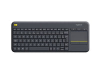 Teclado inalámbrico Logitech K400 Plus con touchpad para Smart TV y PC
