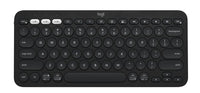 Teclado Logitech K380s Pebble Keys 2 Negro | Bodega Tecnológica