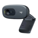 Cámara web Logitech C270 HD 720p con micrófono integrado para videoconferencias