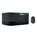 Combo teclado y mouse inalámbrico Logitech MK850 Performance con reposamuñecas